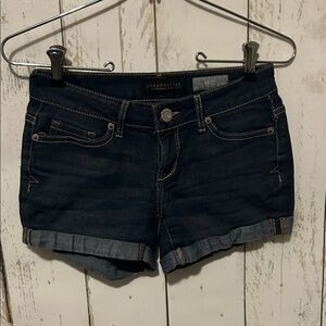 Aeropostale Women's Deep Indigo Jean Shorts